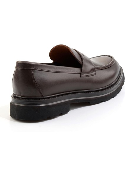 Kahve Leather Erkek Loafer Ayakkabı E01547051041 modelleri