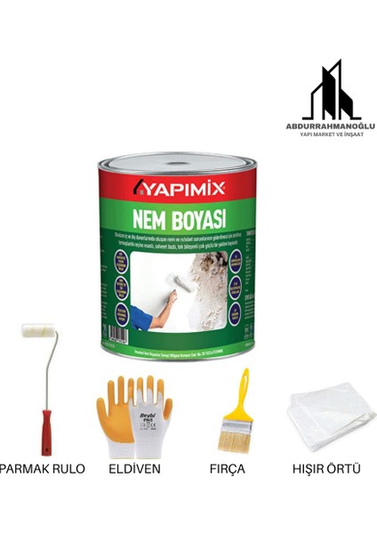 Nem Küf ve Rutubet Boyası Beyaz Set