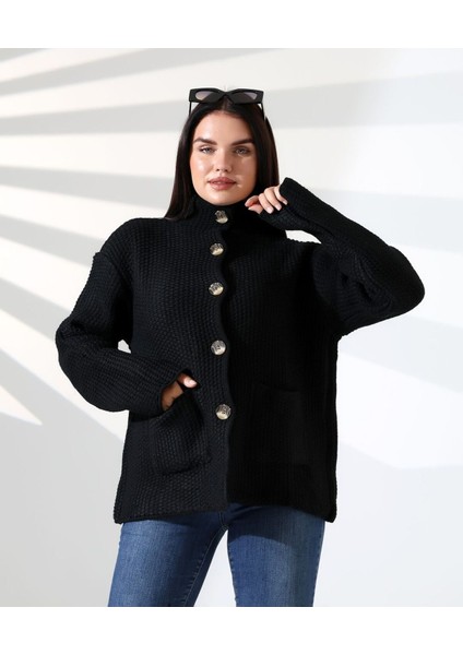 Göz Alıcı Sadelik Düğmeli Triko Hırka fiyatları
