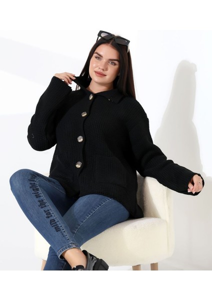 Göz Alıcı Sadelik Düğmeli Triko Hırka fırsatları