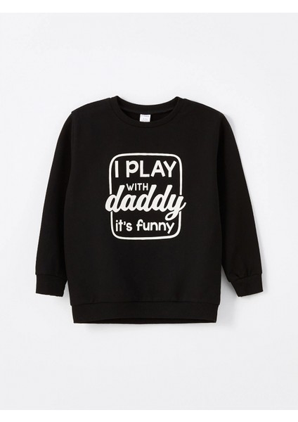 Lcw Kids Bej Bisiklet Yaka Uzun Kollu Baskılı Erkek Çocuk Sweatshirt 2'li fırsatları