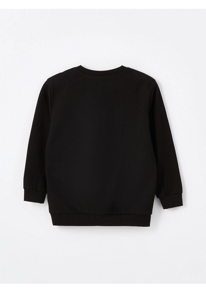 Lcw Kids Bej Bisiklet Yaka Uzun Kollu Baskılı Erkek Çocuk Sweatshirt 2'li indirimleri