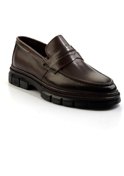 Kahve Leather Erkek Loafer Ayakkabı E01795025641 fiyatları
