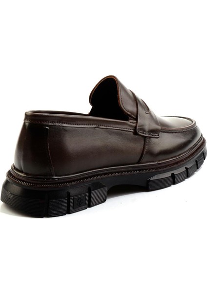 Kahve Leather Erkek Loafer Ayakkabı E01795025641 modelleri