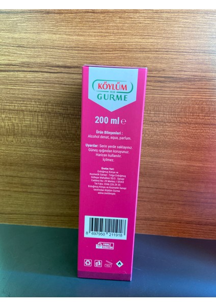 Kiraz Kolonyası 80 Derece 200 ml fiyatları