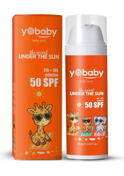 SPF50+VEGAN Mineralli Yüksek Korumalı Suya Dayanıklı Nemlendirici Güneş Koruyucu 50ML Çocuk Yetişkin fırsatları