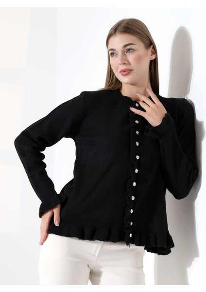 Elagance Volanlı Hırka