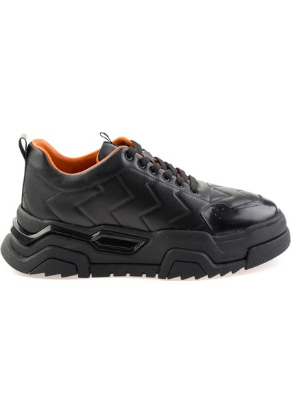 Siyah Leather Erkek Sneaker E01604229903