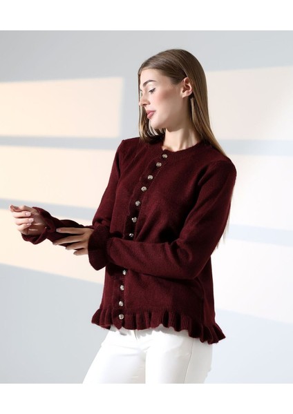 Elagance Volanlı Hırka modelleri