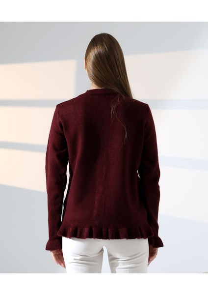 Elagance Volanlı Hırka