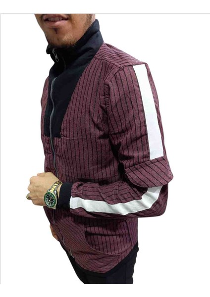 Dik Yaka Fermuarlı Kangoru Cepli Mevsimlik Keten fırsatları