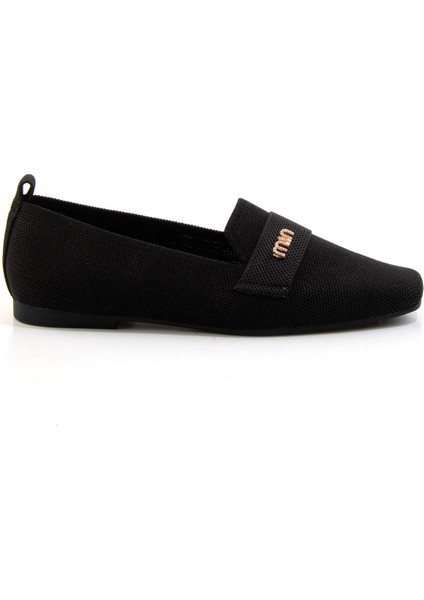 Siyah Kadın Loafer Ayakkabı K01327023382