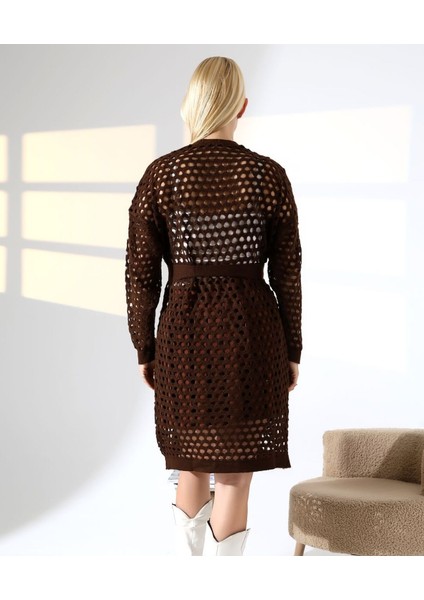 File Dokulu Kuşaklı Salaş Hırka fırsatları