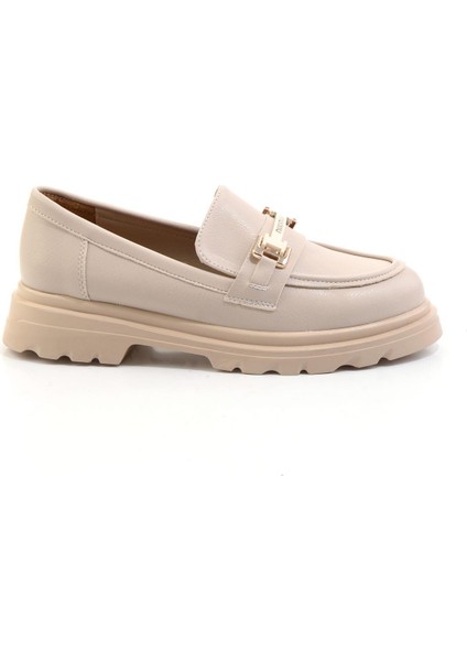 Bej Kadın Loafer Ayakkabı K01179828109