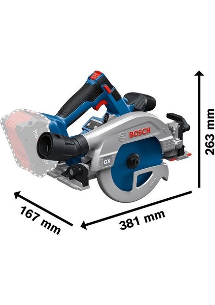 Gks 18V-57-2 Gx Akülü Daire Testere Solo fiyatları