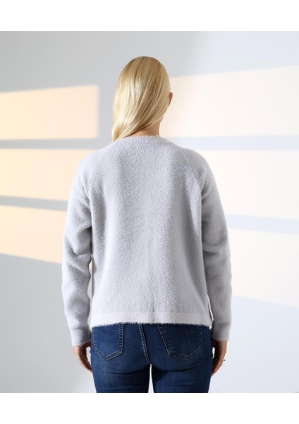 Çiçek Düğmeli Yumuşak Dokulu Triko Hırka fırsatları