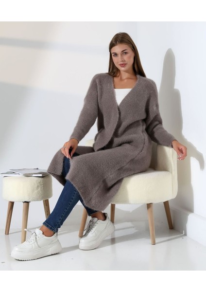 Yumuşak Dokulu Uzun Hırka modelleri