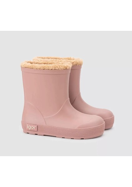 Yogı Borreguıto Dusty Pınk Kız Çocuk Kürklü Yağmur Çizmesi modelleri