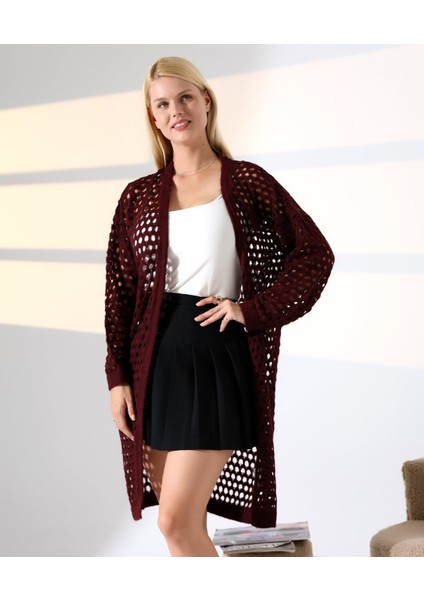 File Dokulu Kuşaklı Salaş Hırka fırsatları