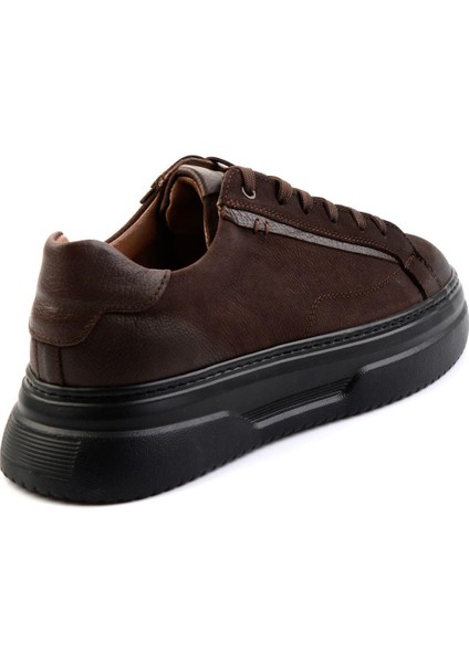 Kahve Leather Erkek Sneaker E01089100001 modelleri