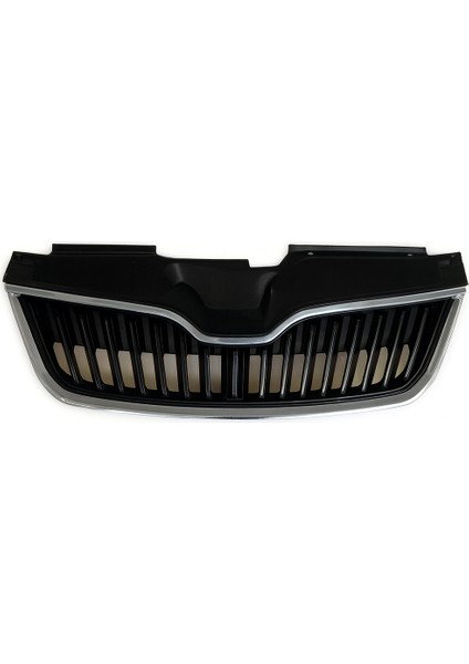 6V0853653 9B9/6V0853761 2zz Ön Panjur Krom Çerçeve Saten Siyah Fabia 2015-2019 Siyah