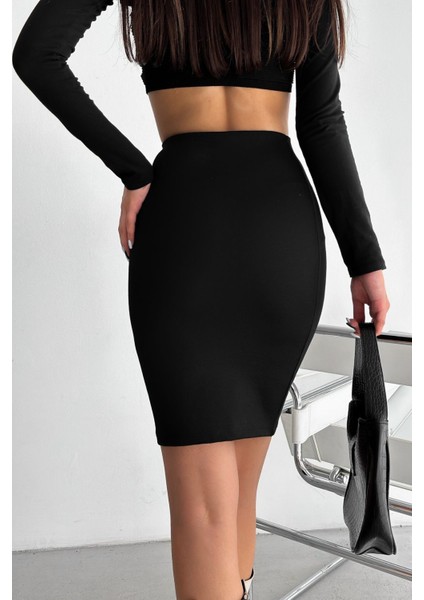 Kadın Siyah Kalem Etek indirimleri