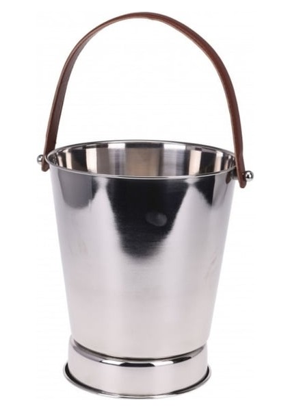 Deri Saplı Şampanya Kova