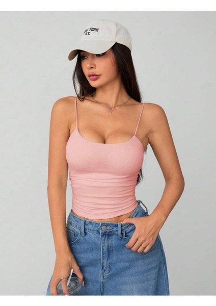 Kadın Ip Askılı Örme Body Bluz indirimleri