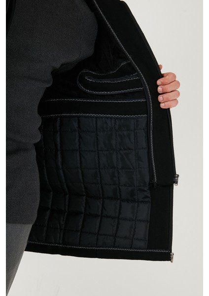 Slim Fit Çıkarılabilir Tüylü Yaka Detaylı Astarlı Kaşe Kaban Erkek Kaban 58400217 indirimleri