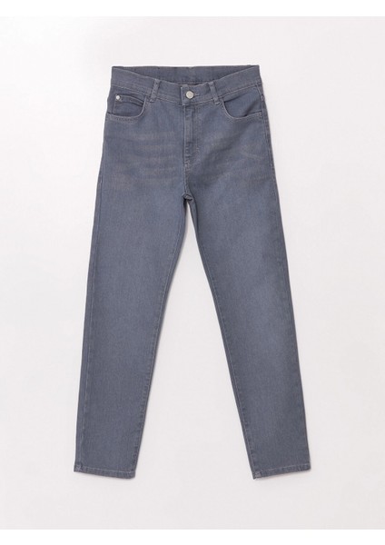 Lcw Kids Gri Beli Ayarlanabilir Lastikli Erkek Çocuk Jean Pantolon