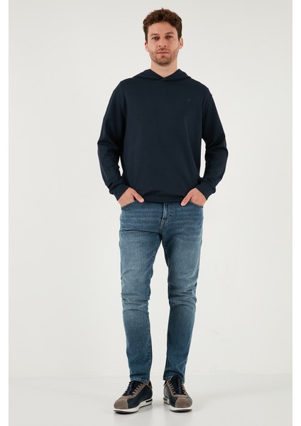 Relaxed Fit Kapüşonlu Yumuşak Dokulu Sweat Erkek Sweat 5901063 fiyatları