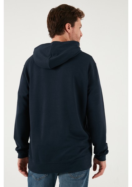 Relaxed Fit Kapüşonlu Yumuşak Dokulu Sweat Erkek Sweat 5901063