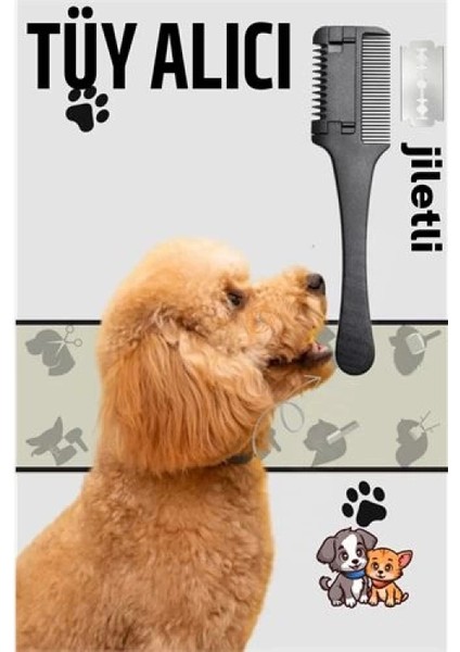 Kedi ve Köpek Jiletli Tüy Alma Tarağı
