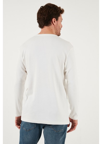 n Pamuklu Slim Fit Bisiklet Yaka Basic Sweat Erkek Sweat 59050741