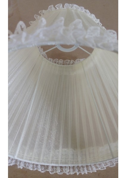 Krem Organze Avize M-61 Yatak Odası Çocuk Odası Genç ve Bebek Odası Avize Aydınlatma Sarkıt indirimleri