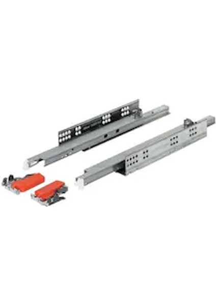560F3000C 30 cm Bas Aç Tandem Çift Açılım Çekmece Rayı ( Mandal ve Basaç Dahil )