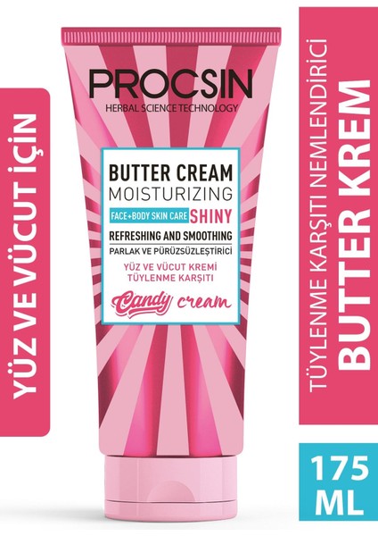Butter Cream Gurmar Özlü Nemlendirici ve Pürüzsüzleştirici Tüy Geciktirici Katı Krem 2'li Set – Normal Ciltler İçin modelleri