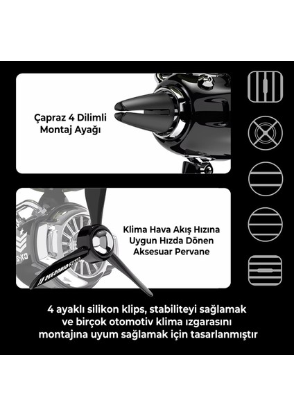 Pervaneli Klima Süsü Oto Koku Klipsi Siyah Uçaklı Kahverengi Pilot Ayı Hava Ferahlatıcı Maskot fiyatları