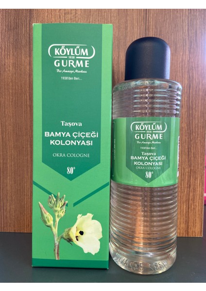 Bamya Çiçeği Kolonyası 80 Derece 250ML Plastik Şişe