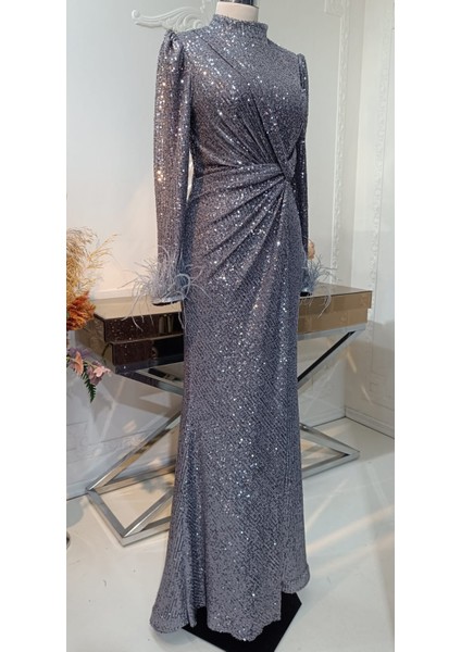 Pul Payet Abiye Elbise Hüma