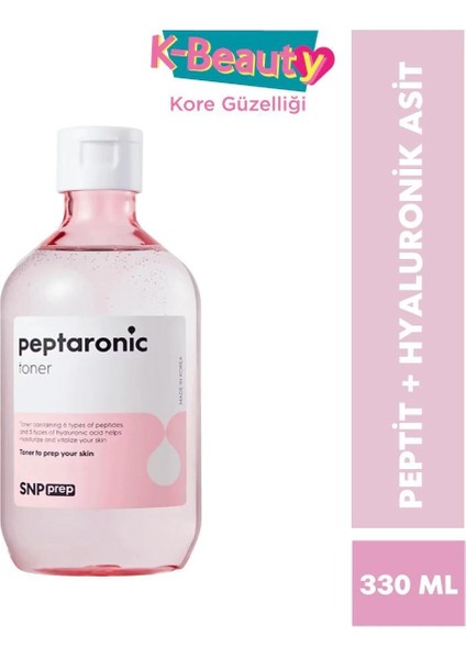Prep Peptaronic Nemlendirici Tonik 330 ml – Hyalüronik Asit ve Peptid İçeren, Normal Ciltler için Günlük Yüz Bakımı fiyatları