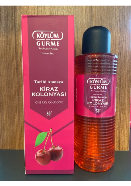 Kiraz Kolonyası 80 Derece 250ML Plastik Şişe
