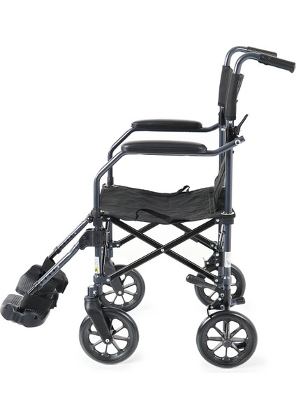 DM-304 Transfer Portatif Tekerlekli Sandalye Katlanabilir, Çantalı ve Hafif modelleri