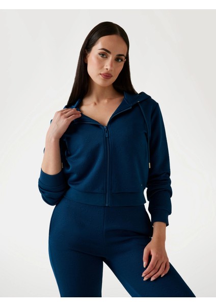 Peony Kadın Yeşil Aktif Sweatshirt V5YQ06KBSL2-FBBO