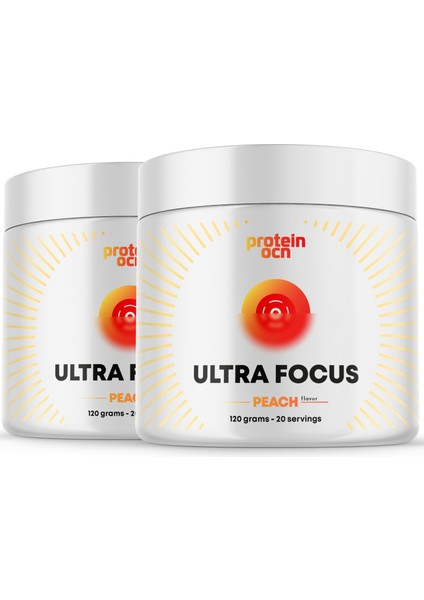 Ultra Focus - Şeftali - 120G - 20 Servis x 2 Adet