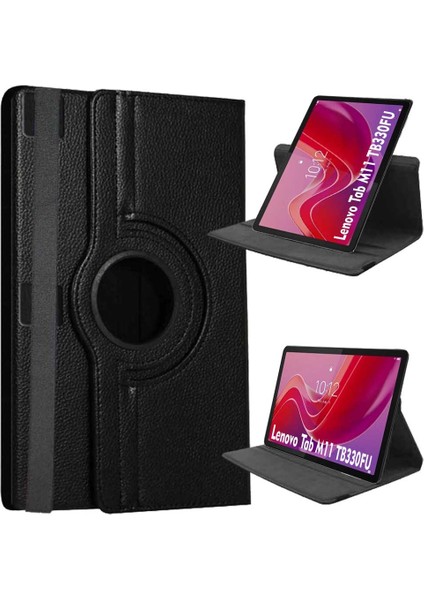 Lenovo Tab M11 TB330FU Uyumlu Döner Standlı Tablet Kılıfı