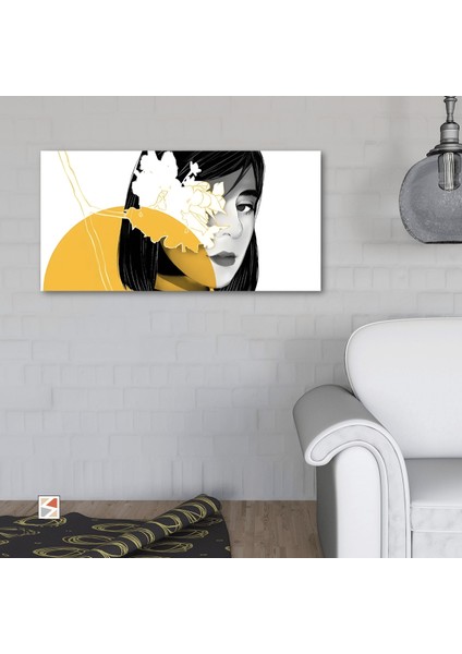 Bir Yüzün Ötesi Kanvas Tablo Modern Duvar Tablosu Ev Dekoru Ev Hediyesi