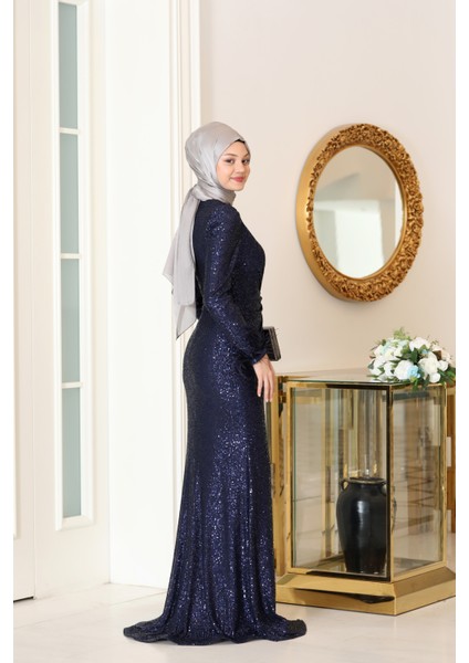 Pul Payet Abiye Elbise Hüma fiyatları