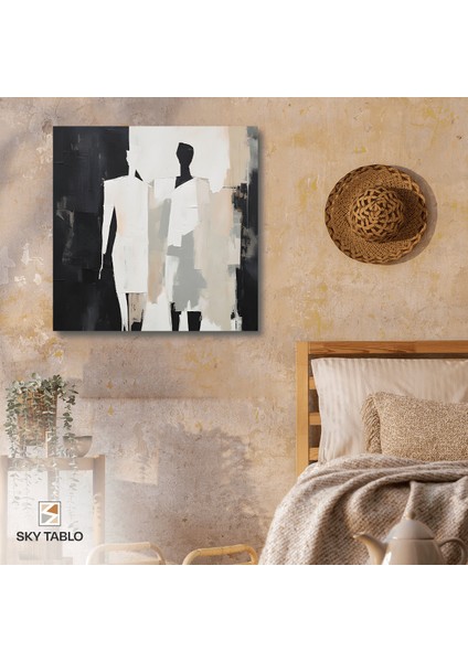 Zıtların Uyumu Kanvas Tablo Modern Duvar Tablosu Ev Dekoru Ev Hediyesi