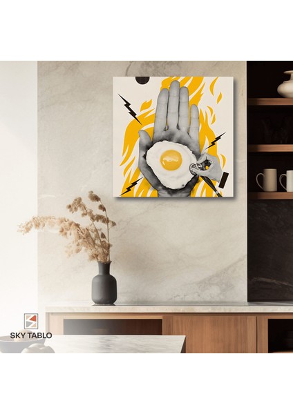 Enerjinin Eli Kanvas Tablo Modern Duvar Tablosu Ev Dekoru Ev Hediyesi